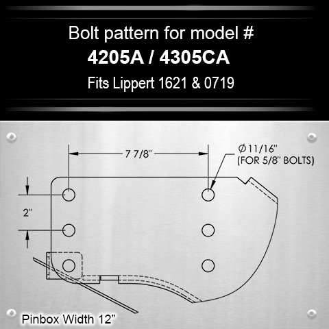 Featured image for “RVGC 4305CA Gooseneck Coupler – Cushioned”